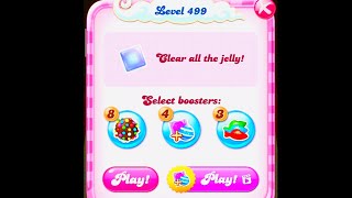 Level 499. Candy Crush Saga game play. No cheat, real game play. Candy crush Mobile game play.