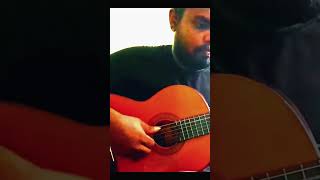 කොහොමද ඒ වාදනය කැමතිනම් like කරමු🙂♥️ #fingerstyle #guitar #short