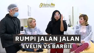 RUMPI JALAN JALAN HEBOH KA ROSE MENENGAHI HURU HARA EVELIN & BARBIE