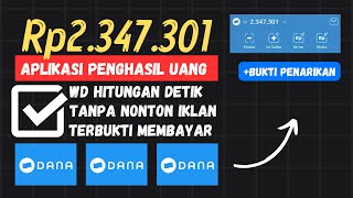 Belum Viral💸 Aplikasi Penghasil Uang Saldo Dana Tercepat 2024 Terbukti Membayar | Apk Penghasil Dana