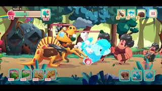 Play Dino Bash Fight and Defend Level 133 Dinosaurus Battle Adventure Gameplay