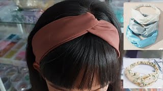 DIY a knotted head band tutorial