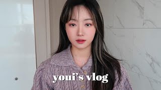 vlog 다시 52kg찍었습니다... 다이어트 근황썰🤦🏻‍♀️반반 짜파게티 불닭볶음면ㅣ고양이 장난감 종류별로 사서 빵이 반응보기ㅣliving aloneㅣ유이즈youis