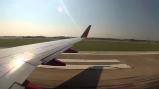 [GoPro Timelapse] Southwest 737 Departure from Houston (KHOU) *HD wingview!*