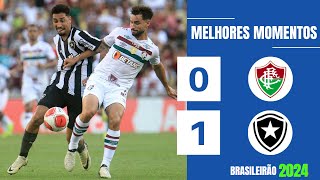 FLUMINENSE 0 X 1 BOTAFOGO | GOLS E MELHORES MOMENTOS | 27ª RODADA BRASILEIRÃO 2024