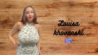 Louisa khovanski biography | Ukrainian model, YouTuber and social media celebrity | wiki | net worth