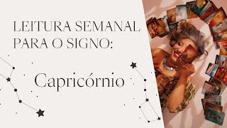 Capricórnio ♑️ Você virou as costas real para pessoas e situações que lhe sugava. Novo amor 💘