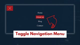 Easy Steps To Design A Stylish Navigation Menu With Toggle In HTML, CSS And Bootstrap