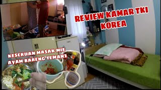 WOW‼️ KAMAR PRIBADI RAPI BANGETTT || CALON SUAMI MASAK MIE AYAM || TKI KOREA