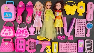 Yellow barbie doll | Most satisfying unboxing with beautiful barbie doll makeup toys | Mini toys fun