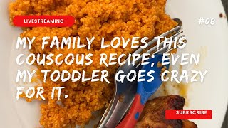 My family loves this couscous recipe; even my toddler goes crazy for it.