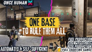 Once Human: The ULTIMATE Self-Sufficient Base! 🏠 Fuel, Acid, Food, & MORE! (Season 2)