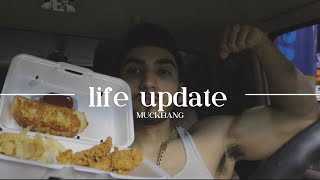 Raising cane’s muckbang | life update!