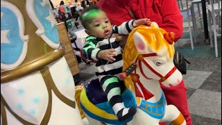 Ayyee Moneyy live! Nephew 1st Time @ Chucky Cheese 🧀