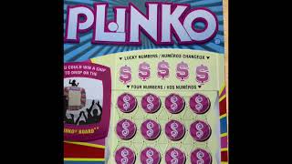 Trying to win in PLINKO scratch ticket Canada