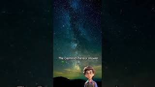 "Geminid Meteor Shower: Nature's Glittering Dance"🚀🌍🪐 #shorts