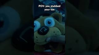 Well that hurts🤣💀💀#fnaf #fnafplush #fnafmovie #fnafmemes #funny #viralshort