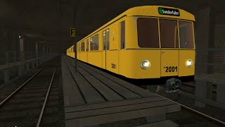 Trainz 2004 U Bahn Berlin D57 Museumsfahrt auf der U7