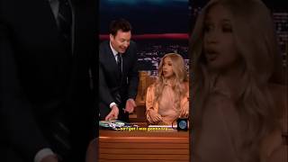 When Cardi B sat in the host's chair and Jimmy Fallon just agreed #shorts