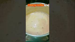 Creamy coffee recipe/ 2minutes Instant coffee/ Coffee recipe #shorts #reels #viral