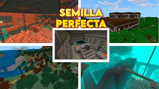 🔥La MEJOR SEMILLA PARA MINECRAFT 1.21 BEDROCK para Survival tecnico!!!  #minecraft