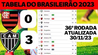 CLASSIFICAÇÃO DO BRASILEIRÃO 2023 - TABELA DO  BRASILEIRÃO 2023 DE HOJE