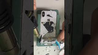 iPhone X Back Glass Cracked Replacement, #repair #apple #iphone #asmr