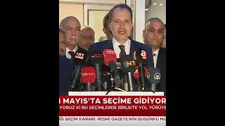 Yeniden Refah Partisi'nin Başkanlık Divanı, Cumhur İttifakı'na katılmayı onayladı.