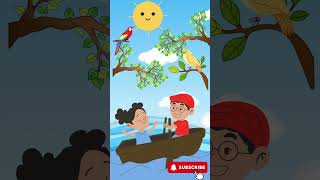 Row Row Row Your Boat | Kids Rhyme and Songs #short #rowrowrowyourboat #kidssong