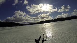 Eddy's kite break-through. Epic (ish) crash by me at 09:15.  Helmet saved my butt...no head.