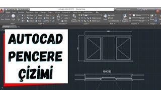 AUTOCAD İLE PENCERE ÇİZİMİ NASIL YAPILIR ?  HOW TO DROW WINDOW ON AUTOCAD ?