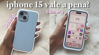 iphone 15 após 1 mês de uso: vale a pena? bateria, câmera, desempenho📱