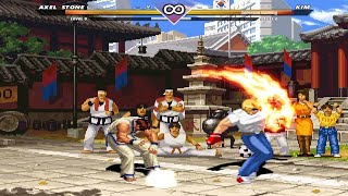 Axel vs Kim Kaphwan | Street Fighter x Taekwondo | Exciting  Fight !! | Street of Rage x SNK