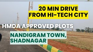 Nandigama town, Shadnagar plots for sale | Bengaluru Highway | Kotthur Plots for sale | Hmda Plots