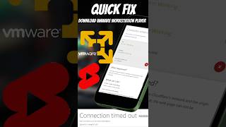 Quick Fix: Download VMware Workstation Player in Seconds! ✅😳😲 #shorts #vmwareplayer #vmware
