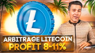 Litecoin Crypto Arbitrage | Arbitrage Trading Litecoin | Profit +11% | Trading News 2024