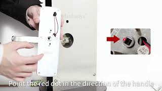 Installation steps of the digital smart lock M5