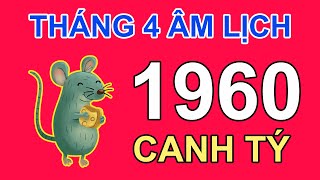 Tử Vi Tuổi Canh Tý 1960 Trong tháng 4 năm 2024 âm lịch Giáp Thìn | Triệu Phú Tử Vi