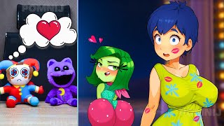 CatNap and Pomni react to Inside Out 2, TADC & PPT Chapter 3 | Funny Videos Compilation # 119