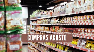 Compras hipermercado mês de Agosto || Filipa da Costa