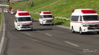 GT7 4k Ambulance Race Eiger Nordwand / Toyota Himedic '21