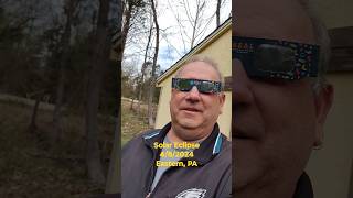 Solar Eclipse as seen in Schwenkvsille, PA 4/8/2024 #solareclipse #solareclipse2024 #Shorts