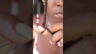 How to make your own loc extension  #explore #love  #locmaintenance #diy #naturalbeauty #shorts