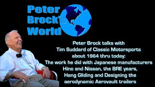 Peter Brock shares his history from Brock Racing (BRE), his hang gliding days to Aerovault trailers