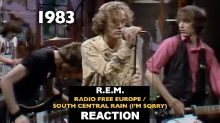 Reaction: R.E.M. in 1983: Radio Free Europe, South Central Rain (David Letterman)