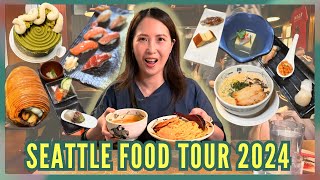 What to Eat in SEATTLE! $7.25 Banh Mi and $150 Japanese Omakase! CAN'T MISS Seattle Food Tour 2024