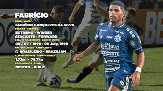 Fabrício - Extremo (Winger) & Atacante (Forward) • 2023