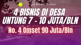 3 BISNIS YANG MENGUNTUNGKAN DAN MENJANJIKAN DI DESA DENGAN MODAL KECIL -NO. 4 TEMBUS OMSET 90 JUTA!