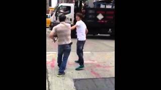 Asian Smack Each Other on 37th St.