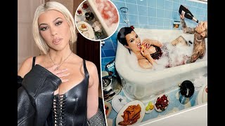 Kourtney Kardashian responds to backlash over‘nasty’ food-filled bathroom